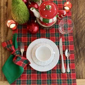 Caminho de mesa Natal encantado 140X40 01