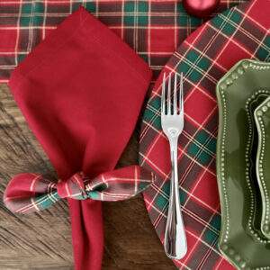 Capa de sousplat e lacinho Natal encantado 07