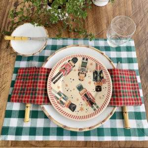 jogo americano xadrez verde 02