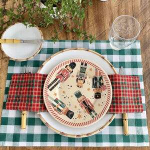 jogo americano xadrez verde 02